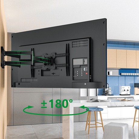XTRARM Cratos 100 cm Rotate 400 TV ophæng sort - tvophaeng.dk