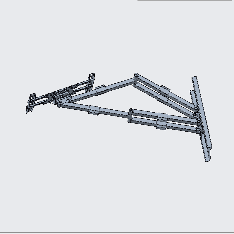 XTRARM Cratos 100 cm Rotate 400 TV ophæng sort - OUTLET - tvophaeng.dk