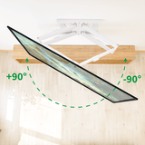 XTRARM Cratos 100 cm Rotate 600 TV ophæng hvid - tvophaeng.dk