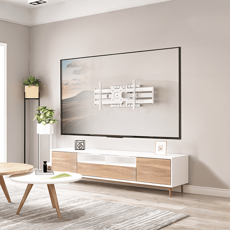 XTRARM Cratos 100 cm Rotate 600 TV ophæng hvid - tvophaeng.dk