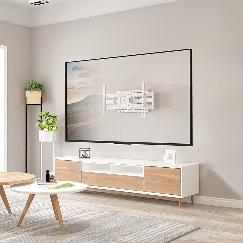 XTRARM Cratos 80 cm Rotate 600 TV ophæng hvid - tvophaeng.dk