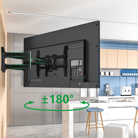 XTRARM Cratos 80 cm Rotate 600 TV ophæng sort - tvophaeng.dk