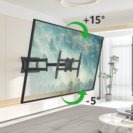 XTRARM Crius 100 cm Rotate 600 TV ophæng sort - tvophaeng.dk