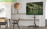 XTRARM Elektrisk TV stander Elevate Valnød - tvophaeng.dk