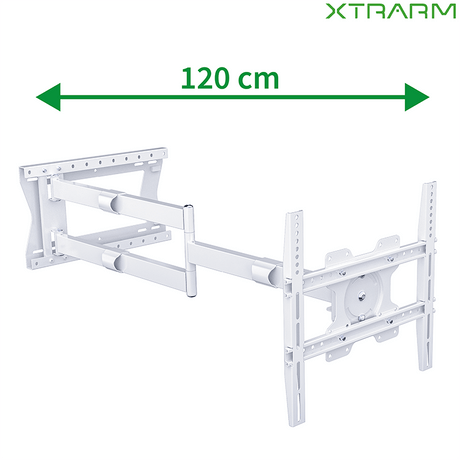 XTRARM Ferrom 120 cm Rotate 400 TV ophæng hvid - tvophaeng.dk