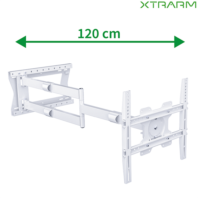 XTRARM Ferrom 120 cm Rotate 400 TV ophæng hvid - tvophaeng.dk