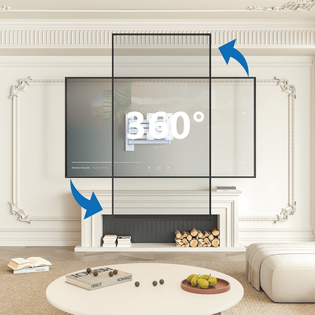 XTRARM Rotate XL Hvid 98,5cm TV Ophæng - tvophaeng.dk