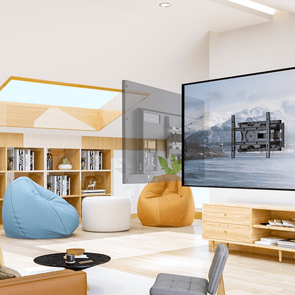 XTRARM Tantal 80 cm Fixed 400 TV ophæng sort - tvophaeng.dk