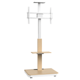 XTRARM TV Stander Elite hvid/bøg elektrisk justerbar - tvophaeng.dk