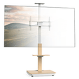 XTRARM TV Stander Elite hvid/bøg manuel justerbar - tvophaeng.dk