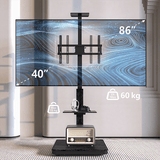 XTRARM TV Stander Elite sort elektrisk justerbar - tvophaeng.dk