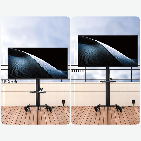 XTRARM TV Stander Proton 500 Sort - tvophaeng.dk